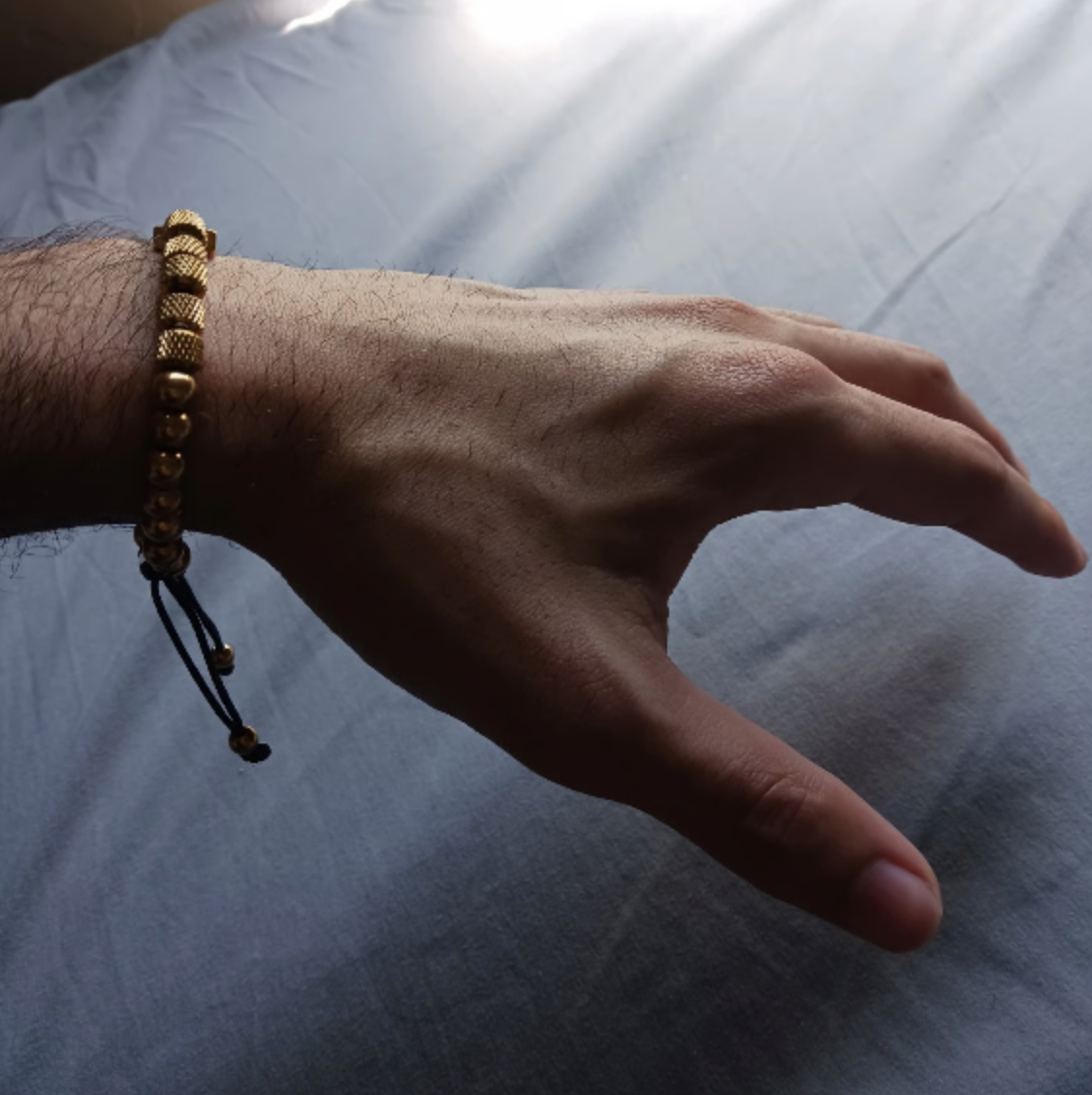 Heavy Metal Cross Steel Bracelet