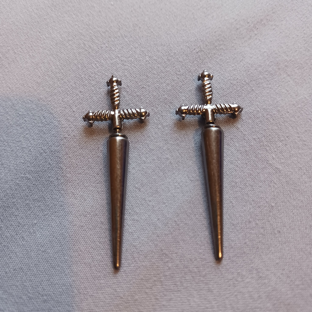 Sword Earrings